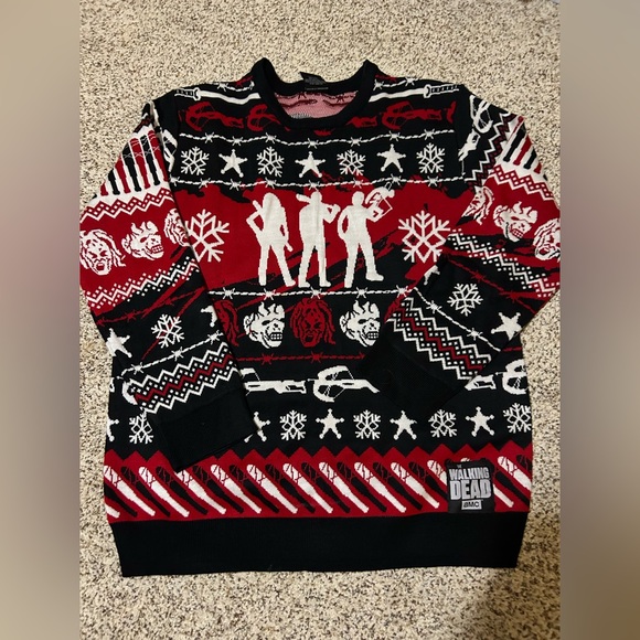 Walking Dead Christmas sweater - Picture 1 of 2